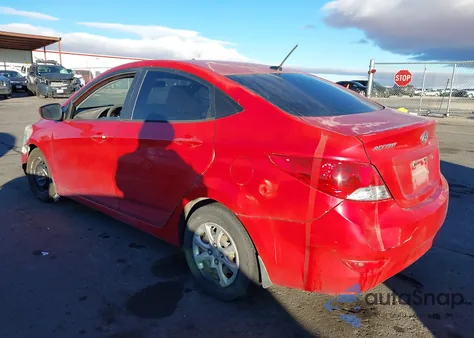 2013 Hyundai Accent Gls from USA, damaged, VIN KMHCT4AE3DU317352
